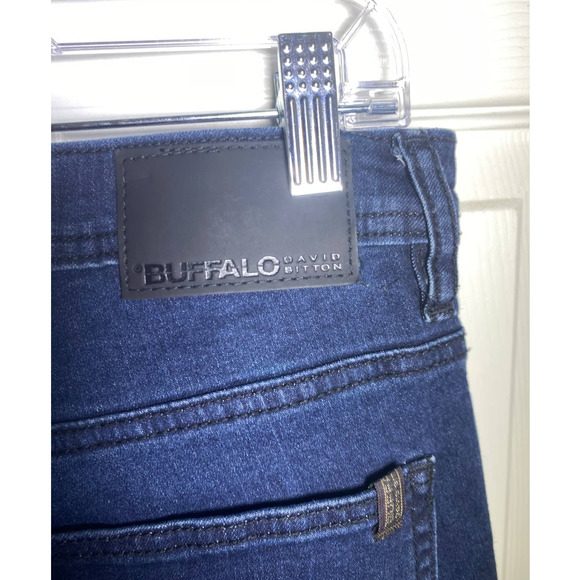 Buffalo David Bitton Axel Mens size 34x32 dark wash Slim Stretch Jeans - Picture 6 of 9